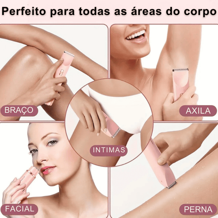 Depilador 2 em 1 FastShaver [DEPILAÇÃO COMPLETA EM SEGUNDOS] + BRINDES