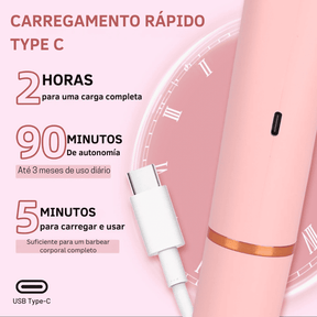Depilador 2 em 1 FastShaver [DEPILAÇÃO COMPLETA EM SEGUNDOS] + BRINDES