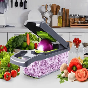 UltraChef™ – Cortador e Fatiador Multifuncional 16 em 1.