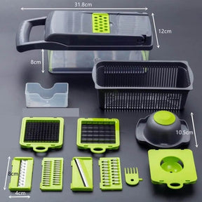 UltraChef™ – Cortador e Fatiador Multifuncional 16 em 1.