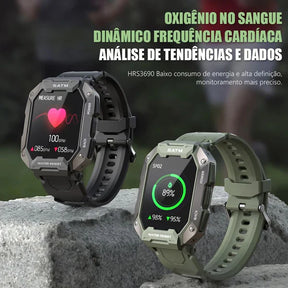 Smartwatch Tático Indestrutível - Lançamento Infinito 50% OFF