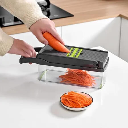 UltraChef™ – Cortador e Fatiador Multifuncional 16 em 1.