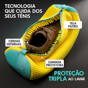 Bolsa Inteligente para Lavar Tênis | ShoeWash Pro™