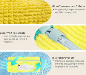 Bolsa Inteligente para Lavar Tênis | ShoeWash Pro™