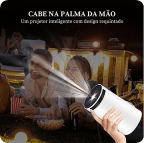 Projetor de Cinema LED 4k - Wi-Fi - Android