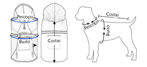 Capa de chuva pet