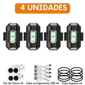 Kit de Luzes LED Estroboscópica - COMPRE 2 LEVE 4