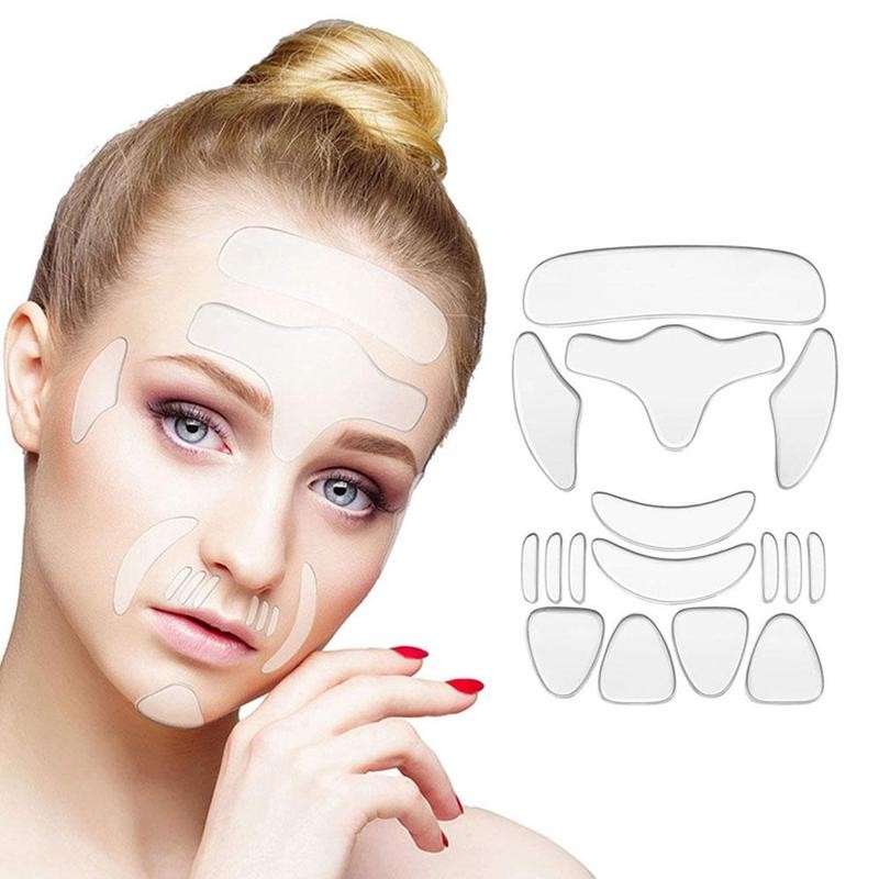 Adesivos Silicone Antirrugas reutilizáveis