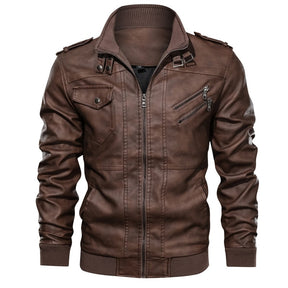 Jaqueta Masculina de Couro