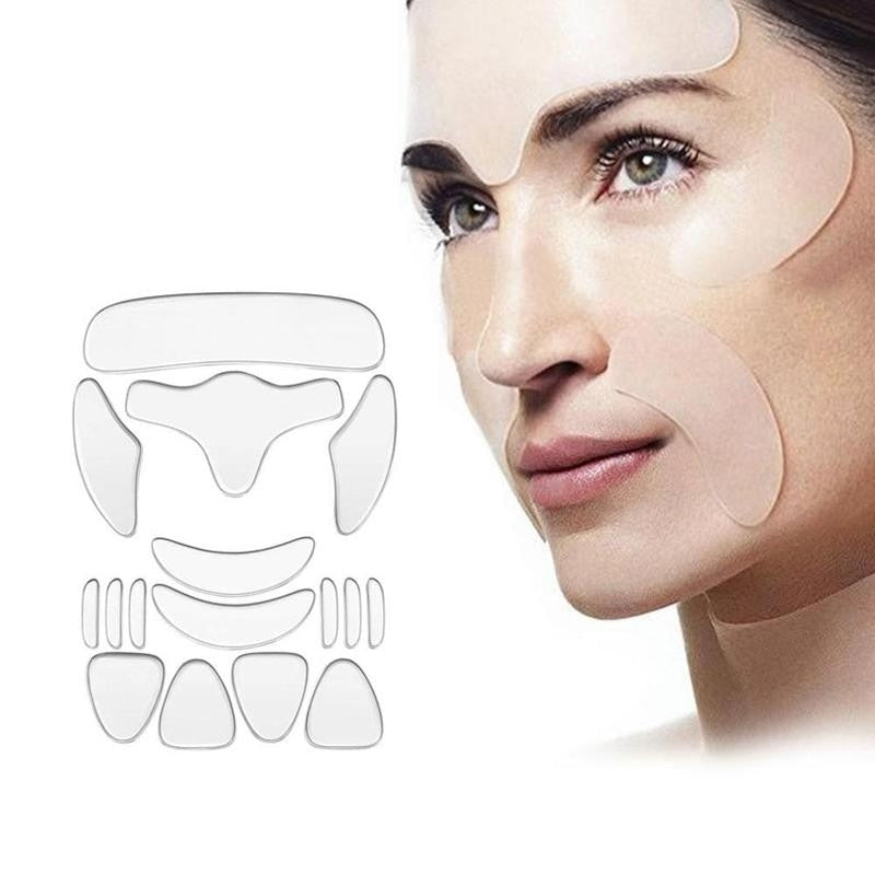 Adesivos Silicone Antirrugas reutilizáveis