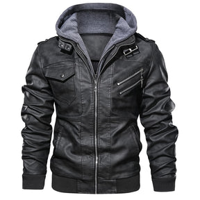 Jaqueta Masculina de Couro