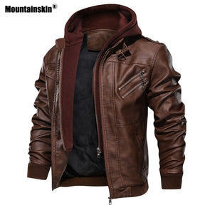 Jaqueta Masculina de Couro
