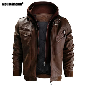 Jaqueta Masculina de Couro