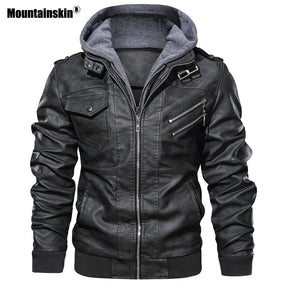Jaqueta Masculina de Couro