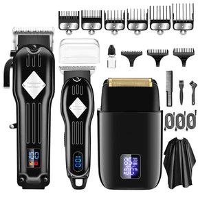 [COMPRE 1 LEVE 3] Kit Barbeador Profissional Original HairTrimmer® - BLACK FRIDAY