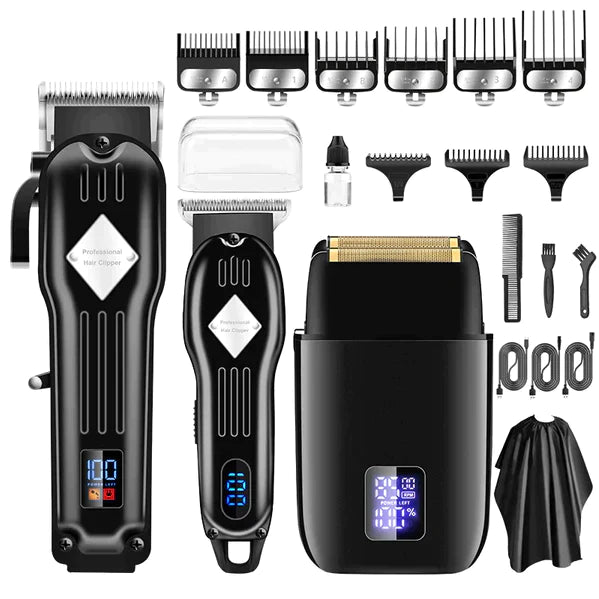 [COMPRE 1 LEVE 3] Kit Barbeador Profissional Original HairTrimmer® - BLACK FRIDAY