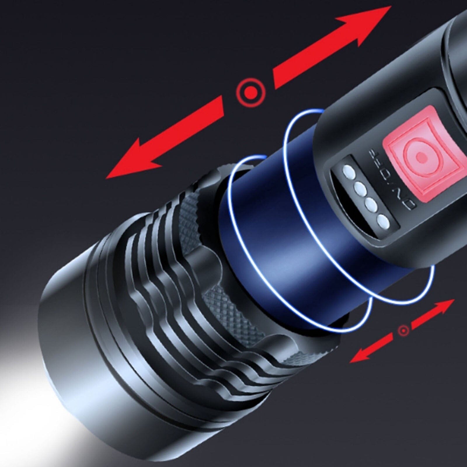 Lanterna A prova d'água Laser Pro Titanium® - Uma das mais Potente do Mundo [50% OFF] SOMENTE HOJE!